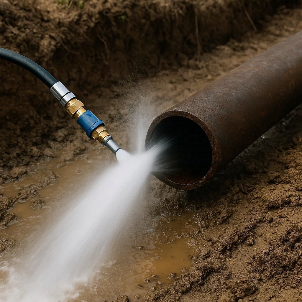 Гидродинамическая прочистка водопроводных труб в Лыткарине